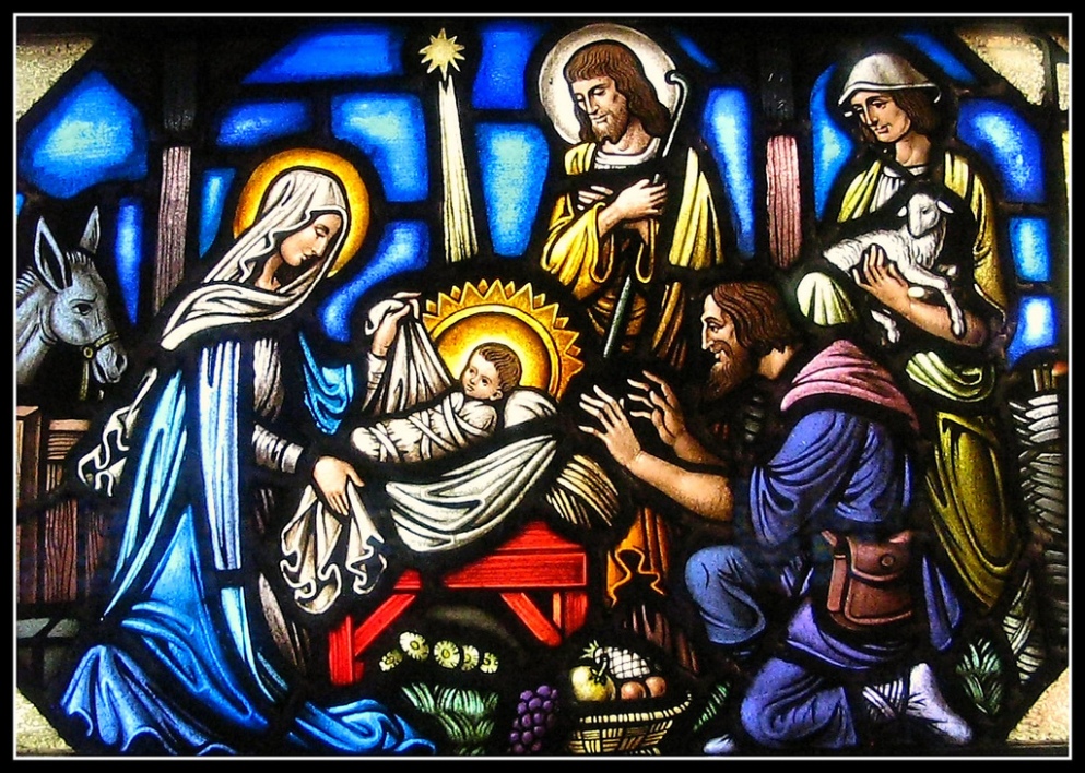 Nativity of Christ_stained glass